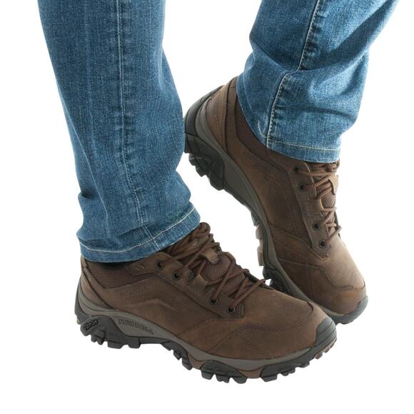 Merrell Men 9.5 Boulder Moab Adventure Lace Trail Hiking Shoe Waterproof OS27-25 - Picture 1 of 11